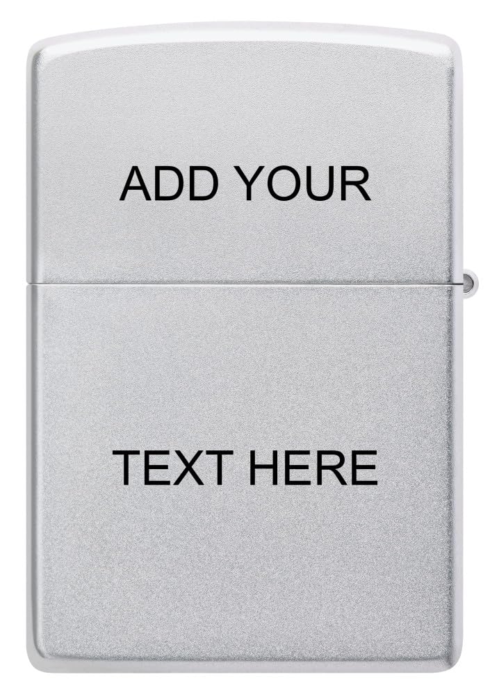 Zippo Antique Silver Plate Pocket Lighter - Windproof & Refillable Flip-Top Metal Lighter - Everyday Use Pocket Lighters - Luxury Lighters Made in USA