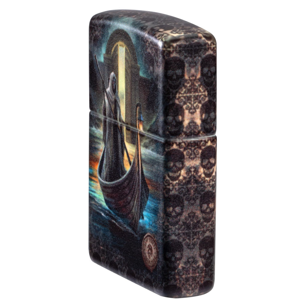 Zippo Rietveld Ace of Spades Design Street Chrome Pocket Lighter