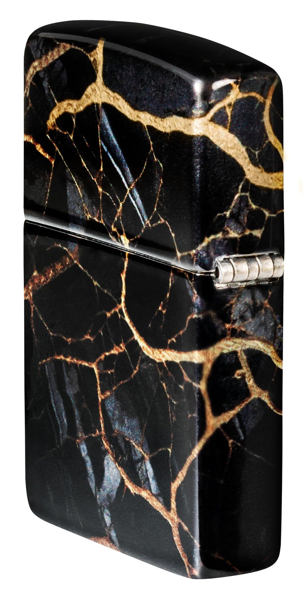 Zippo Gothic Window Design Armor® Black Ice® Pocket Lighter
