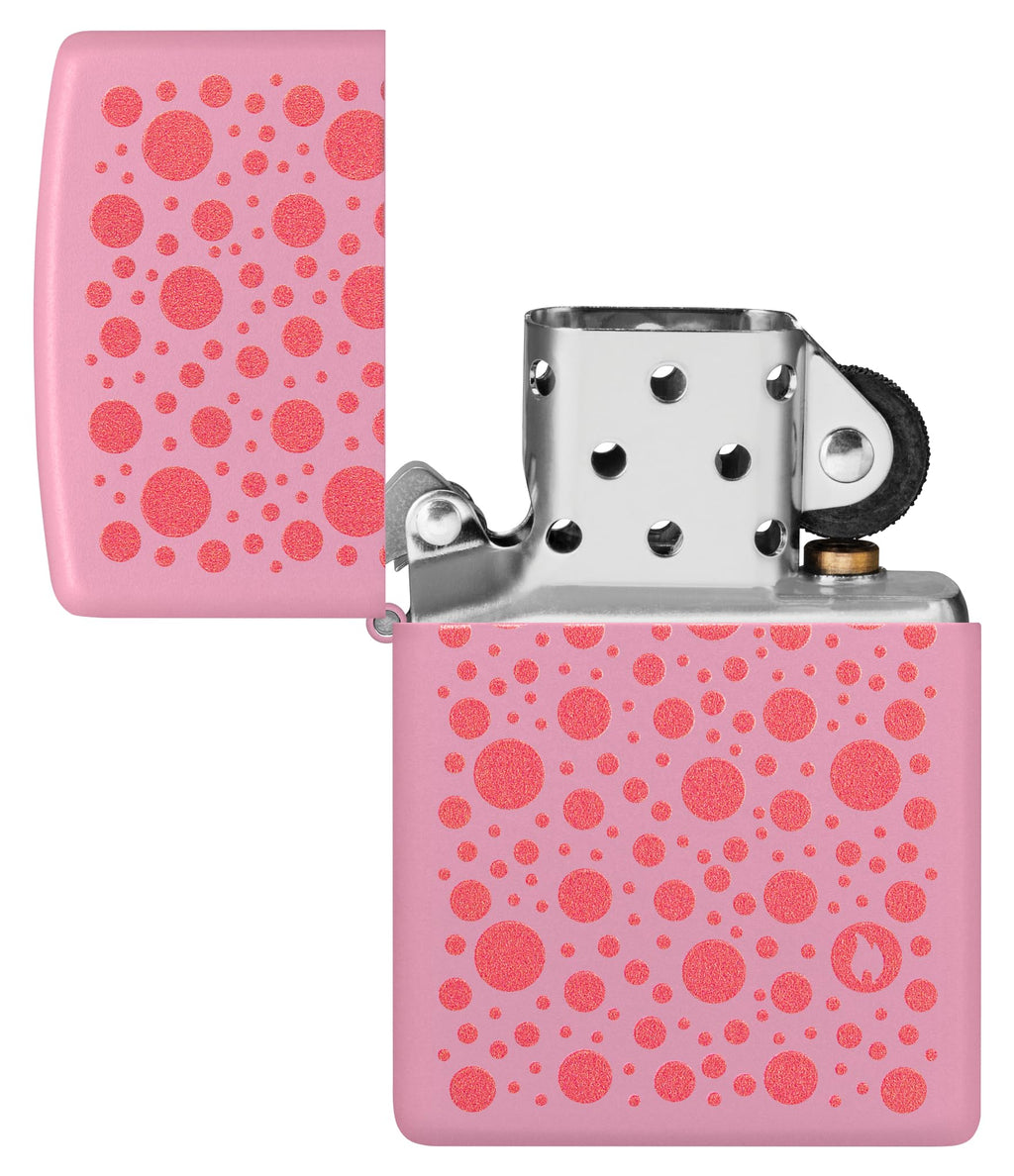 Zippo Gothic Window Design Armor® Black Ice® Pocket Lighter