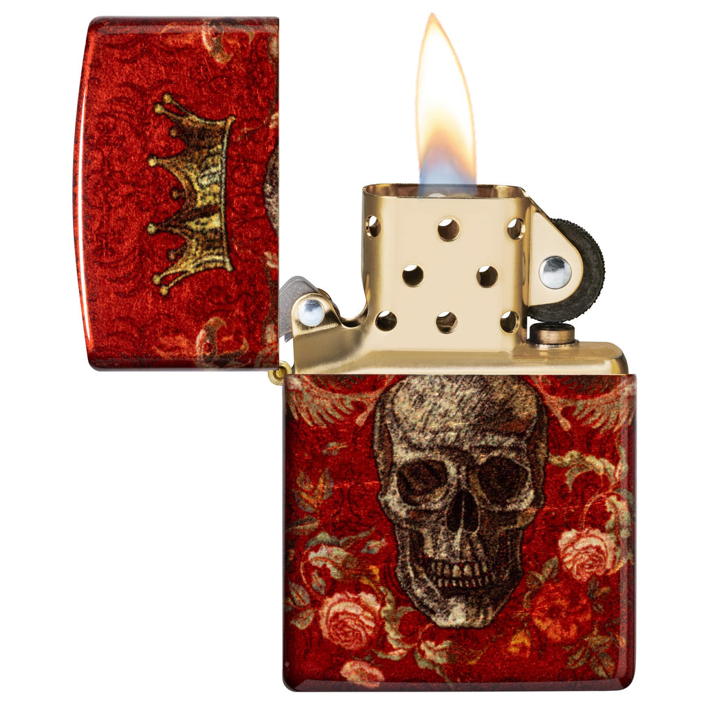 Zippo Rietveld Ace of Spades Design Street Chrome Pocket Lighter