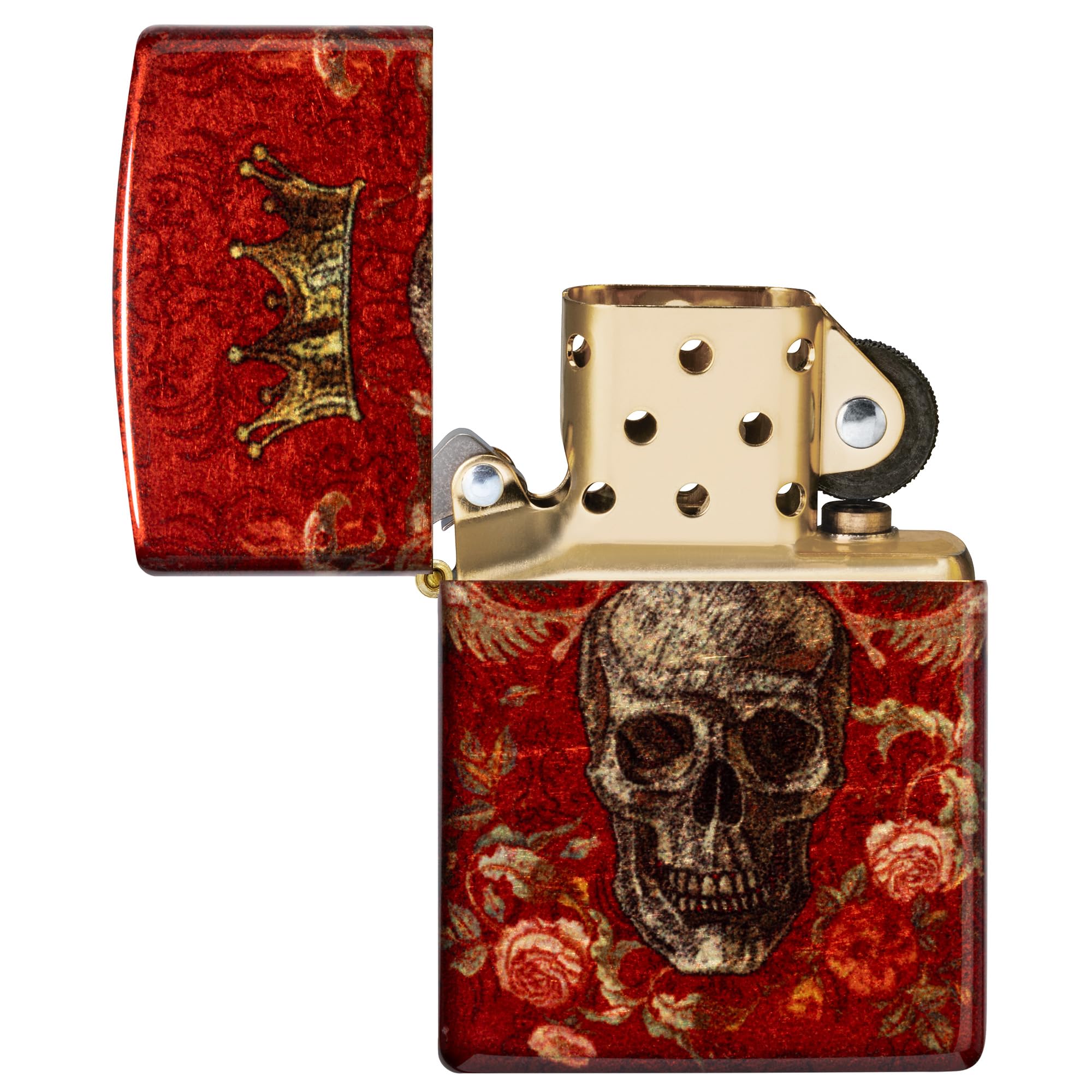 Zippo Rietveld Ace of Spades Design Street Chrome Pocket Lighter